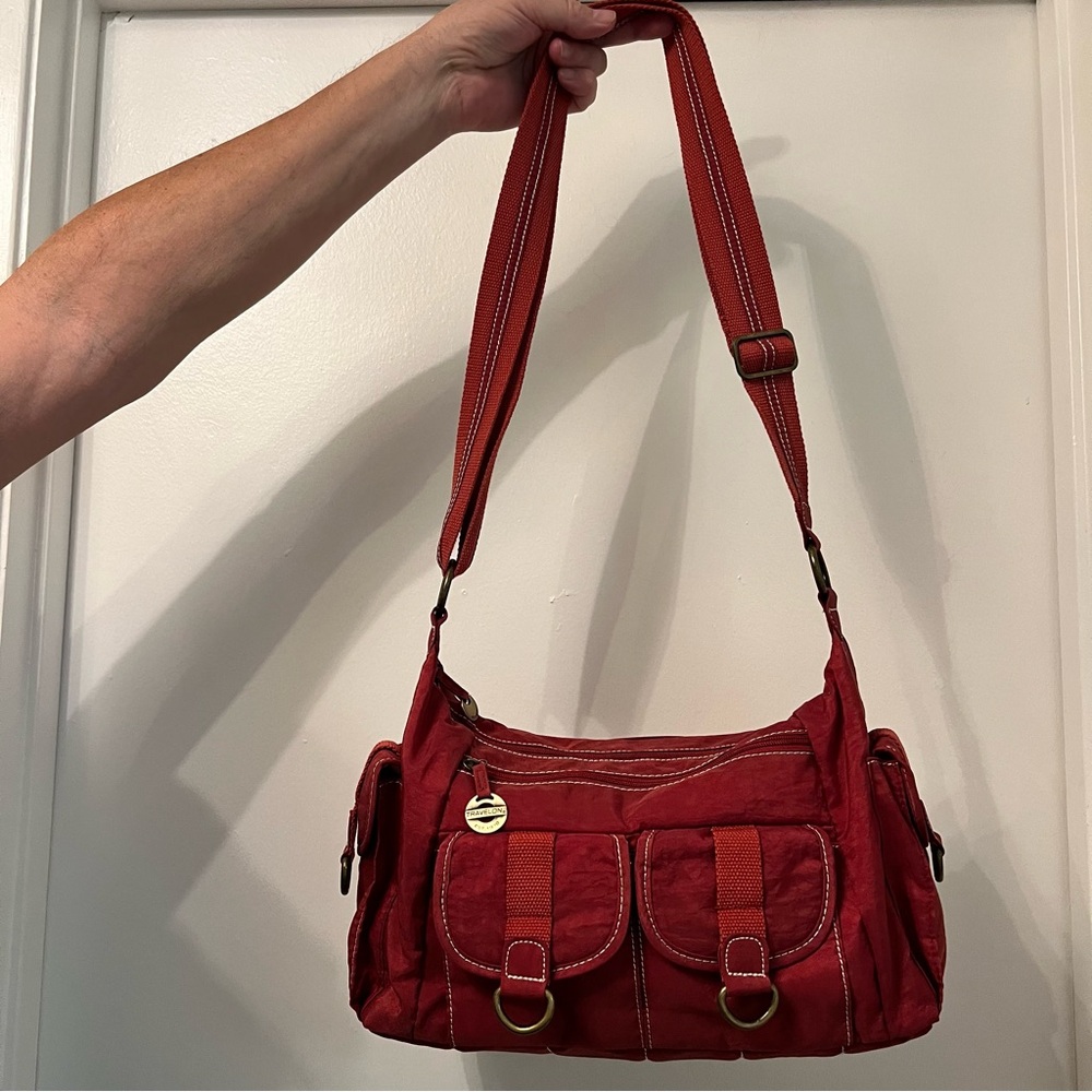 TRAVELON like new medium size  fabric crossover. Super clean and practical.